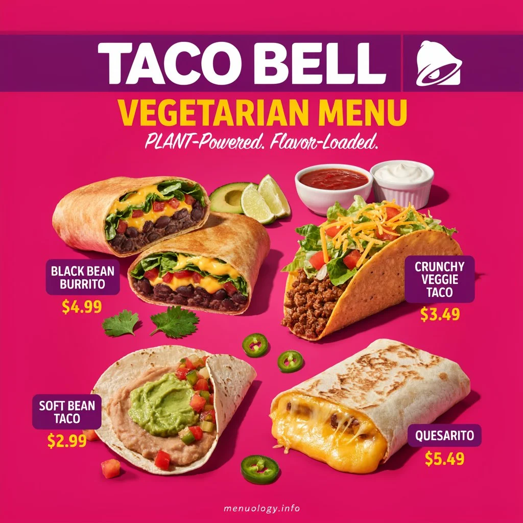 Taco Bell vegetarian menu